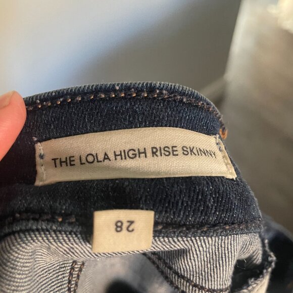 Denim Forum Lola High Rise Skinny Jeans 28W - Picture 6 of 7